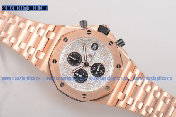 Audemars Piguet Royal Oak Offshore Chrono Watch Best Replica Rose Gold 26170ST.OO.D091CR.01R.WT